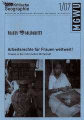 Cover: MGWU 1/07 - ARBEITSRECHTE FÜR FRAUEN WELTWEIT